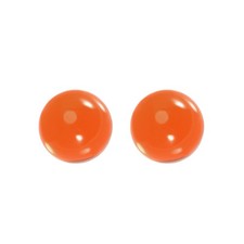 2 Stk. Orange Acryl Kontakt Jonglieren Kugel - 30mm