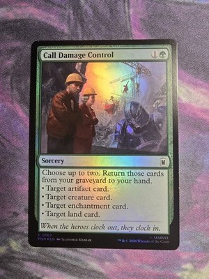 Call Damage Control Marvel Super Heroes Foil