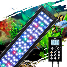 58W Aquarium Light, 24/7  DIY Mode Fish Tank Light with Timer, IP68 Waterproof
