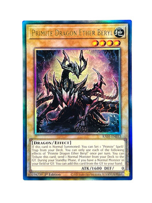 Primite Dragon Ether Beryl RA05-EN033 Ultimate Rare YuGiOh Rarity Collection V