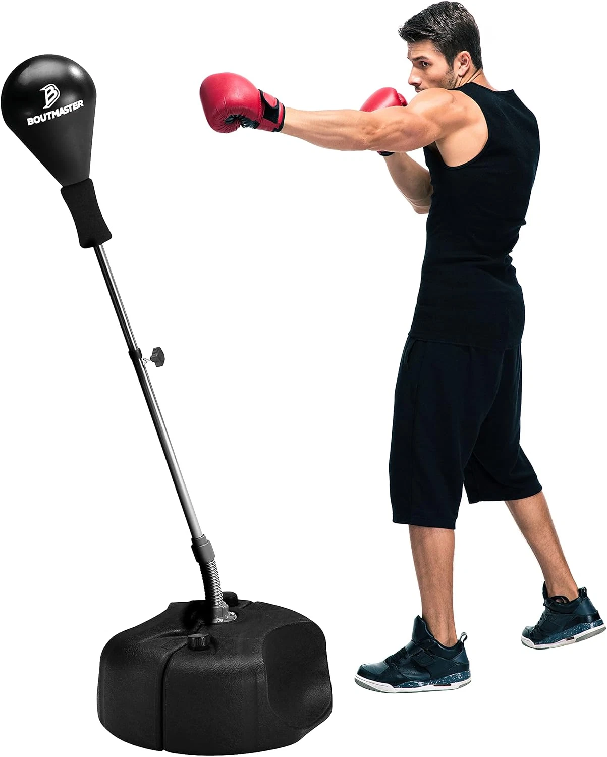 Sac de frappe avec support, boxe, arts martiaux mixtes, kickboxing, réglage en hauteur