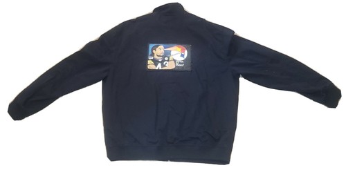 Converse One Star Jacket Pittsburgh Steelers Mens XL Hand Painted Polamalu Patch - Picture 6 of 9
