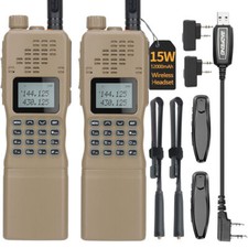 Baofeng AR-152 15W Walkie Talkies Long Range Dual Band VHF/UHF Two Way Ham Radio