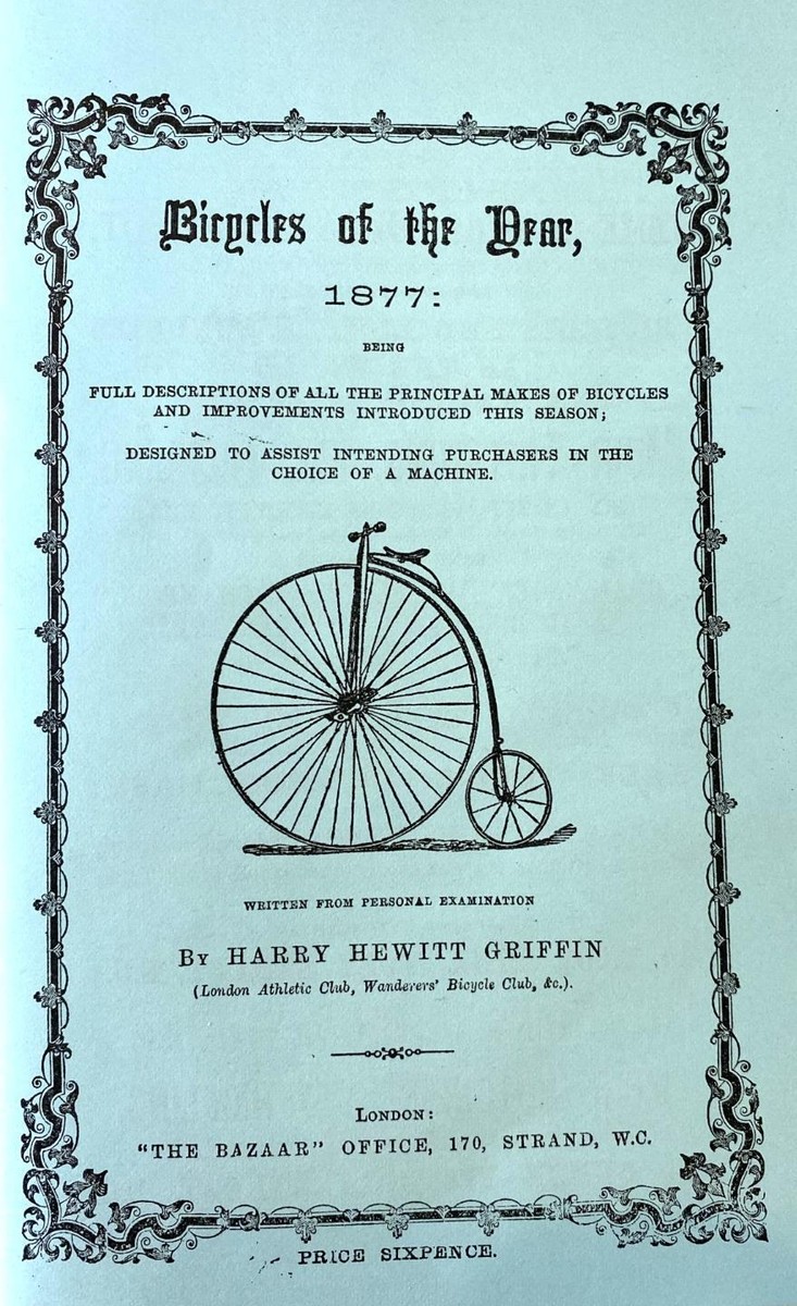 1877 Bicycles of the Year CATALOG of antique BIKES brochure | eBay