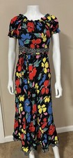 RIXO x Target Black Floral Maxi Dress 2