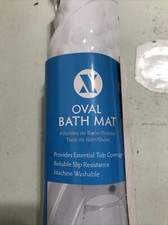 Slip X Solutions Oval Bath Mat - White  LB-16 