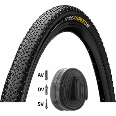 Continental Terra Speed ProTec TR Falt 28x1,35'' 35-622mm 700x35C Reifen+Schlauch