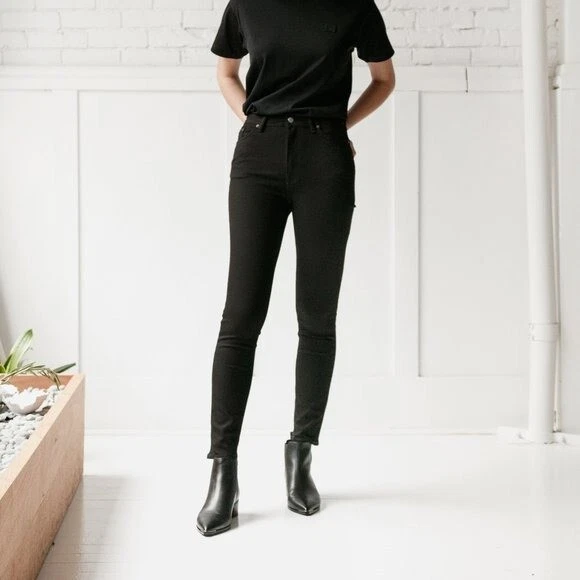 Acne high cheap waisted jeans