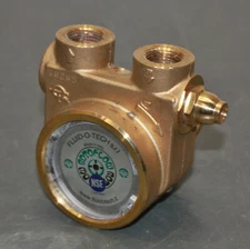 Fluid-O-Tech Rotary Vane Pump PB1001ANDNN0000, Low Lead Brass, 5.5 gpm
