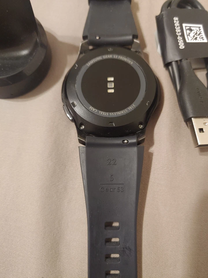 Samsung Gear S3 Frontier Smart Watch SM-R760 46mm Bluetooth WiFi Excellent 10/10 - Image 3 of 4