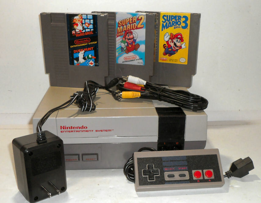 Nintendo NES Console Bundle (BEST PINS) + Super Mario Bros 1 2 & 3 - Guaranteed!