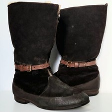 WW2 RAF FLYING BOOTS 1941 PATTERN 41 WWII PILOTS EQUIPMENT SHOES SIZE 9