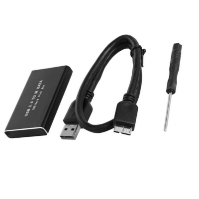 MSATA to USB 3.0 SSD Storage Case Adapter for 30x50mm 30x30mm MSATA SSD I4E1