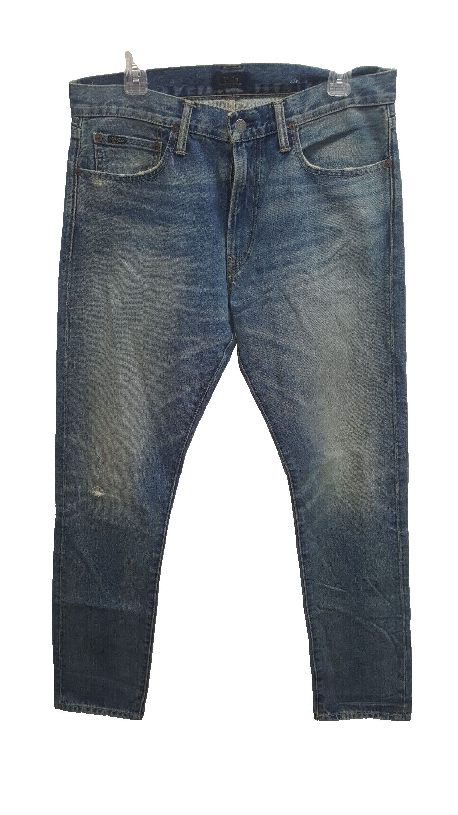 Мужские джинсы Polo Ralph Lauren классического кроя, синие, 32 X 32