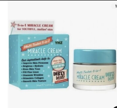 Dirty Works Multitasker 8-in-1 Miracle Cream Youthful Radiant Skin 1.69 oz NIB 