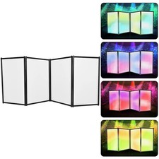 Portable DJ Curtain High-end Professional Performance Background Booth White