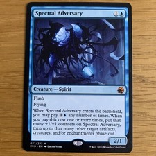 MTG Spectral Adversary ~ Midnight Hunt [ NearMint] Magic The Gathering