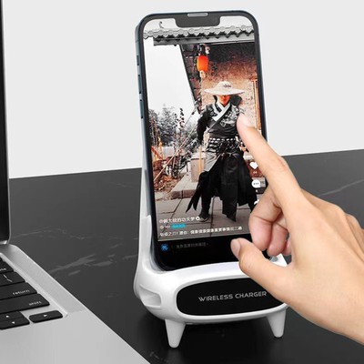 Wireless Charging Stand Chair Style 15W Wireless Fast Charging Station Hands Set