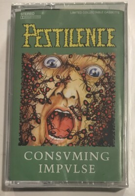 Pestilence - Consuming Impulse Cassette 2023 Agonia   ARMC015 [Green Shell] *PL