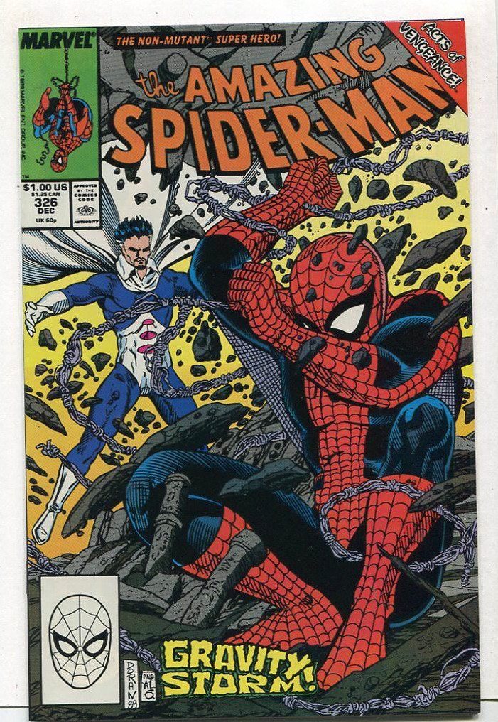 The Amazing Spider-Man #326 NM Gravity Storm Marvel Comics