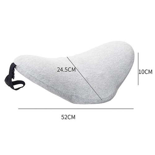 Memory Foam Lumbar Pillow Rollable Pregnant Waist Pad Washable Lumbar Support DS - Picture 3 of 14