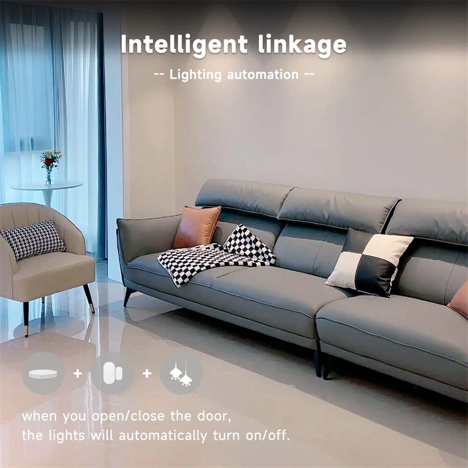 ZigBee Smart Door Window Sensor TUYA WiFi Home Security Detector Alexa Google - Image 3 of 4