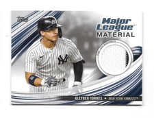 2023 Topps Series 1 GLEYBER TORRES Major League Material Relic -NEW YORK YANKEES
