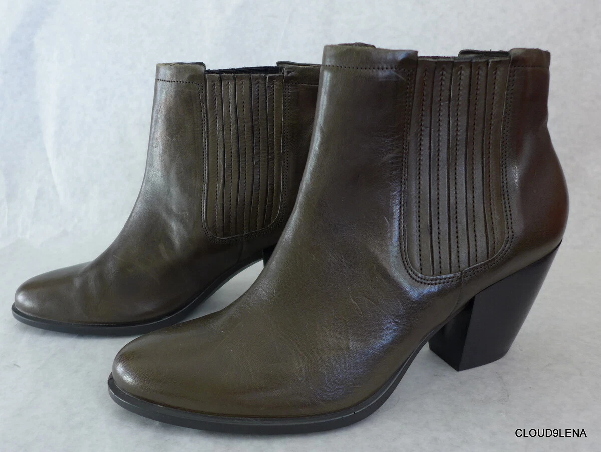 ECCO Leather Shape Ankle 10/41EUR Boot Green eBay | 55 Western NEW Danish Design Forest