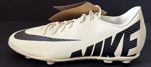 Nike Air Mercurial Zoom Vapor 15 Club FG/MG Lemon Black Uomo 5.5 Nuove DJ5963-700 - Foto 2 di 5