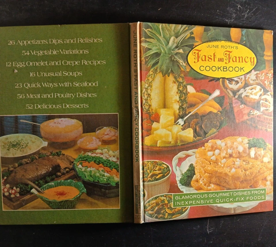 Crepes June Roth's Fast And Fancy поваренная книга 1969 супы для гурманов Quick Flaming - Изображение 2 из 4
