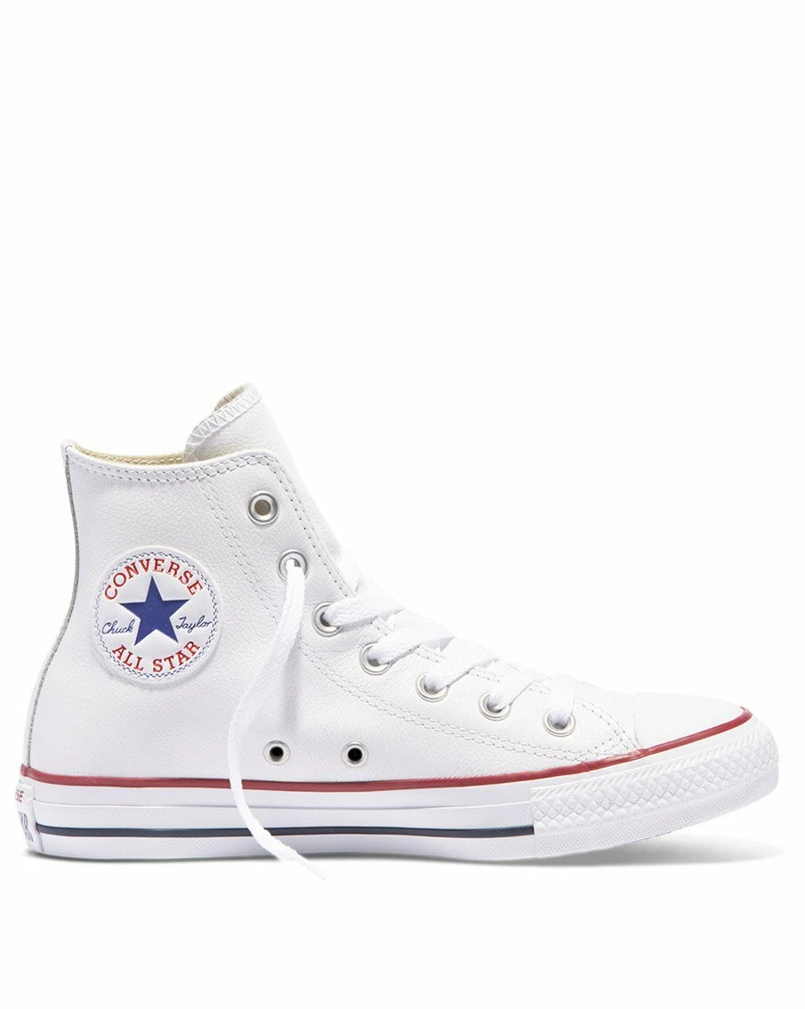 Converse All Star Chaussures Hommes Femme Chuck Taylor Cuir Blanche |