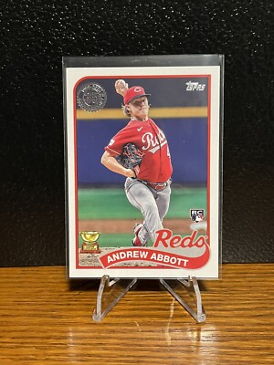 Andrew Abbott 2024 Topps Series 1 1989 Insert Cincinnati Reds Rookie #89B-96