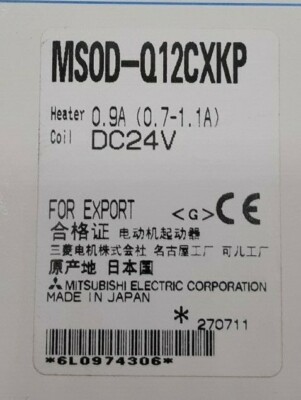 Mitsubishi MSOD-Q12CXKP Magnetic Switch | eBay