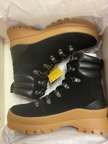New In Box! Calia By Carrie Underwood Ella Lace Up Boot Ivory/Tan,Black SIZE 8.5 - Picture 2 of 5