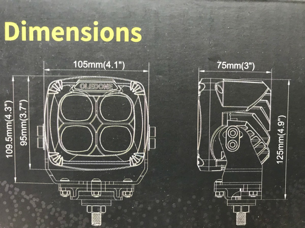 OLEDONE FORZA WD-6L60 LED作業灯 ショベル 【公式通販】