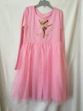 NWT Wonder Nation Ballerina Dance Tulle Dress Girls Pink Long Sleeve many sizes