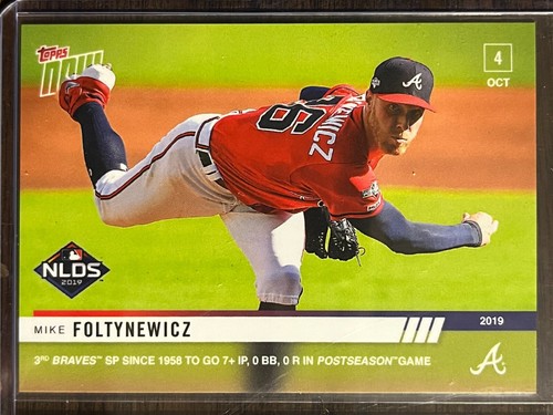 2019 Topps Now 953 Mike Foltynewicz