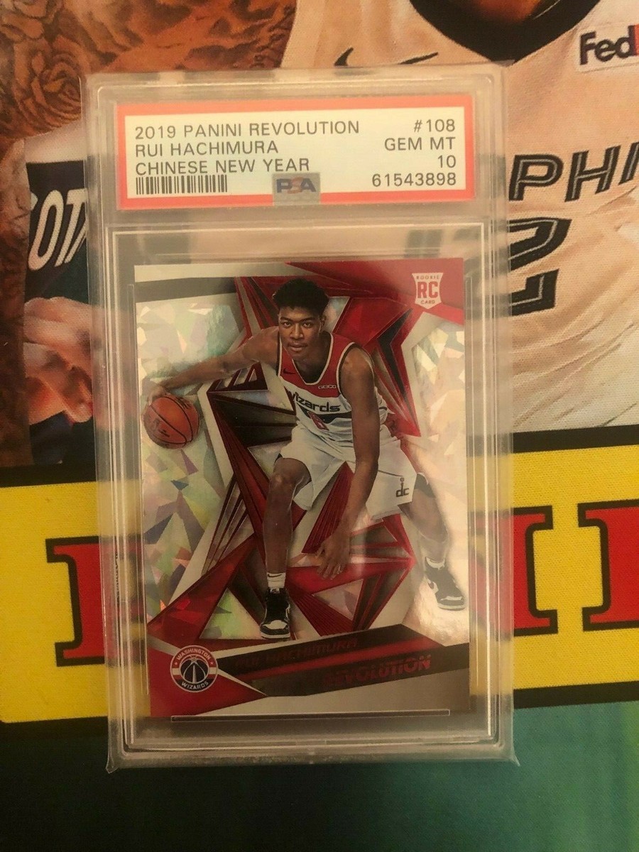 2019 Panini Hachimura Rui 直書きサイン PSA 10 2019 Panini Revolution Rookie Autograph Rui Hachimura PSA 10