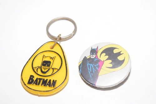 BATMAN KEY CHAIN HONIG TAFEL AROMA 1966 ORIGINAL VINTAGE DUTCH PROMOTIONAL RARE!