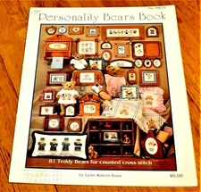 Graph It Arts: The PERSONALITY BEARS BOOK Cross Stitch Bk #10 - Lynn Waters Busa