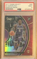 2017-18 Select Prizms Maroon Refractor 49 De