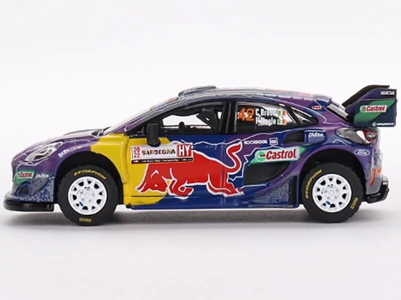 MINI GT FORD PUMA #42 M-SPORT FORD WRT 2022 RALLY ITALIA 2ND 1:64 MGT00627-P12 - Image 4 of 4