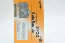 Spanish Nikon d200 Quick Start Guide 