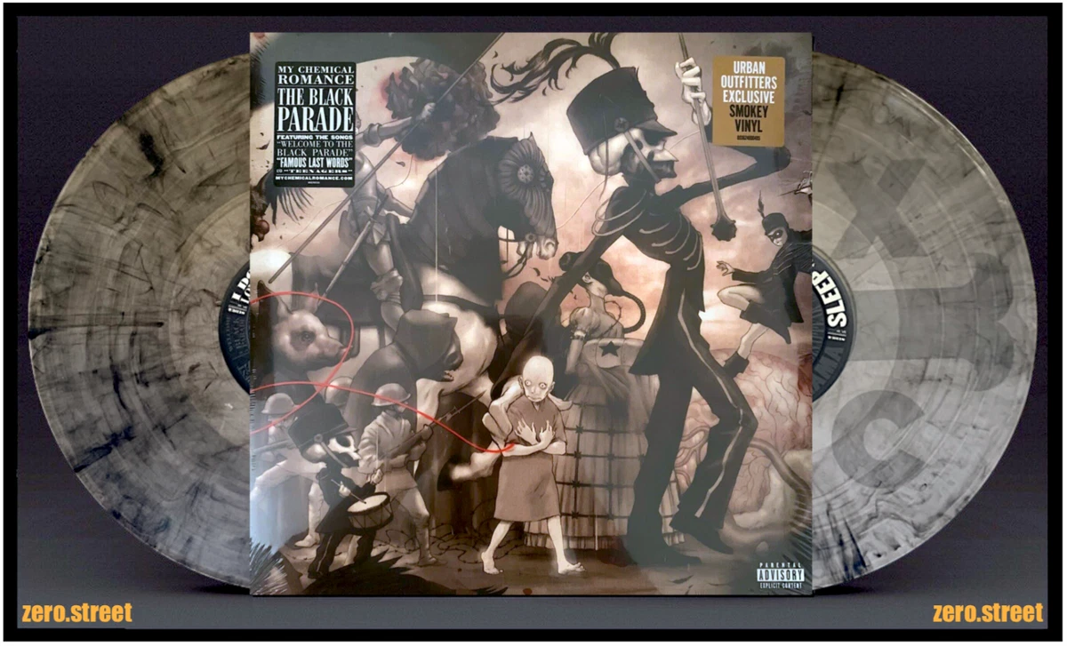 MY CHEMICAL ROMANCE The Black Parade 2LP CLEAR/SMOKE VINYL SEALED smokey color