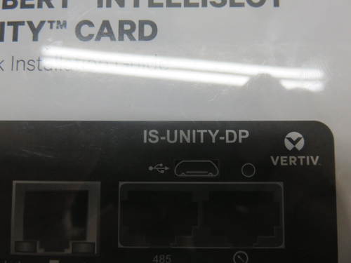 BRAND NEW Vertiv Liebert IntelliSlot IS-UNITY-SNMP Network Adapter Card - Afbeelding 2 van 3