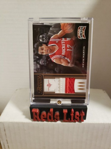 2012-13 Threads Authentic Threads Patch #58 Kevin Martin 7/25 Houston Rockets - Picture 4 of 9