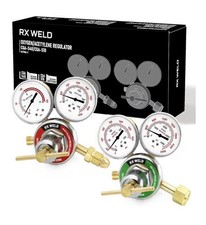 Oxygen and Acetylene Regulators CGA540 and CGA510 V-Style Welding Gas Torch
