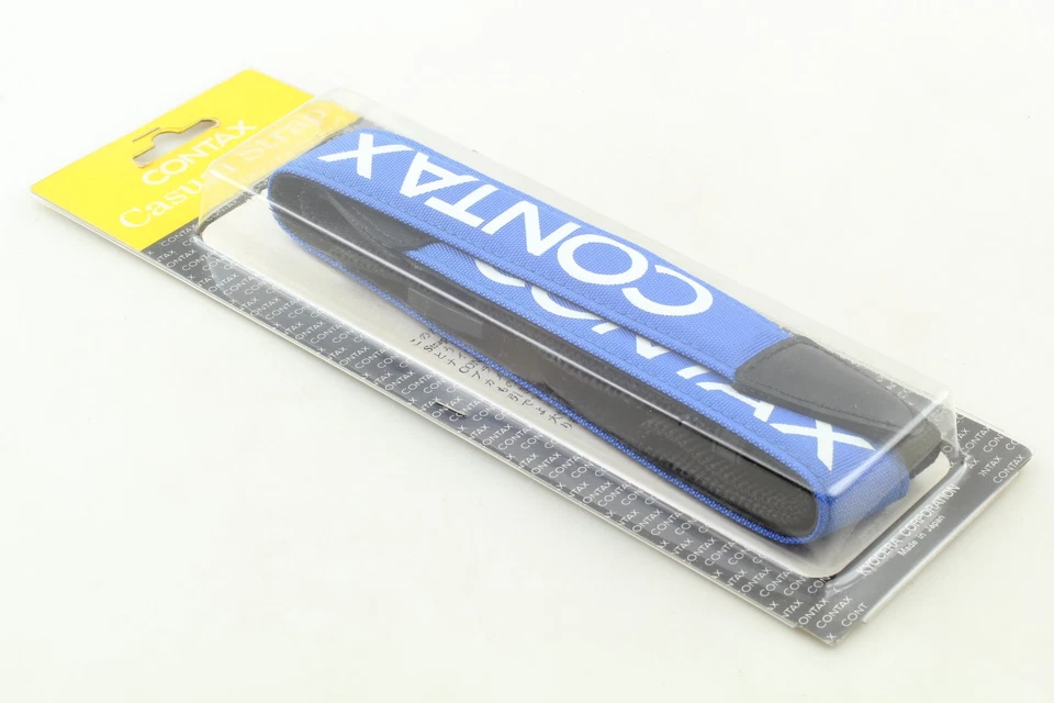 [Unused] Contax Genuine Camera Neck Strap Casual Strap Blue From JAPAN - Image 3 of 4