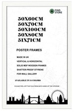 Jigsaw Poster Frames Solid Mdf Frame 50x60 50x70 50x100 50x80 51x71 All Colors