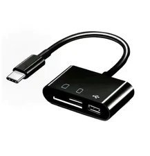 3-in-1 Card Reader Adapter Type C To SD TF Memory Card Reader